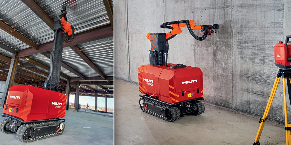 Jaibot drilling robot - Hilti Emirates
