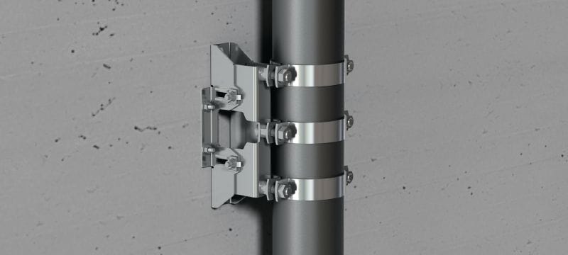 MFP-CHD fixed point compact Galvanised compact fixed point for extra-heavy-duty applications up to 44 kN Applications 1