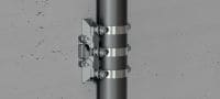 MFP-CHD fixed point compact Galvanised compact fixed point for extra-heavy-duty applications up to 44 kN Applications 1