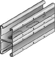 MQ-41 D-HDG plus C-Channel profile hot-dip galvanised (HDG plus) double C-Channel profile for medium-duty applications