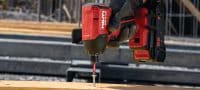 SID 6-22 Cordless impact driver Power-class cordless impact driver with high-speed brushless motor and precise handling to help you save time on high-volume fastening jobs (Nuron battery platform) Applications 5