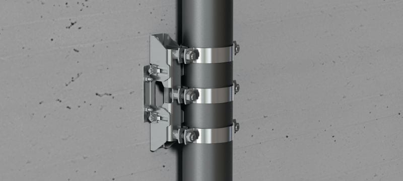 MFP-CHD fixed point compact Galvanised compact fixed point for extra-heavy-duty applications up to 44 kN Applications 1