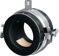 MIP-H Refrigeration pipe clamp (thin insulated) Galvanised pipe clamp for maximum productivity in refrigeration applications with an insulation thickness of 13-16 mm
