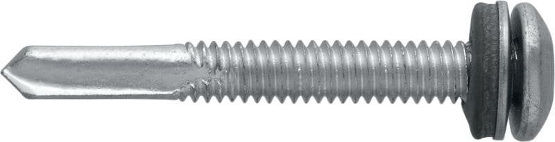 S-MD 35 PS Self-drilling metal screws Self-drilling pan head screw (A2 stainless steel) with 12 mm washer for thick metal-to-metal fastenings (up to 12 mm)