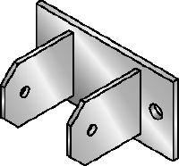 MIC-CU-MAH connector hot-dip galvanised (HDG) connector for fastening girders directly to concrete at angles between 0 and 180 degrees
