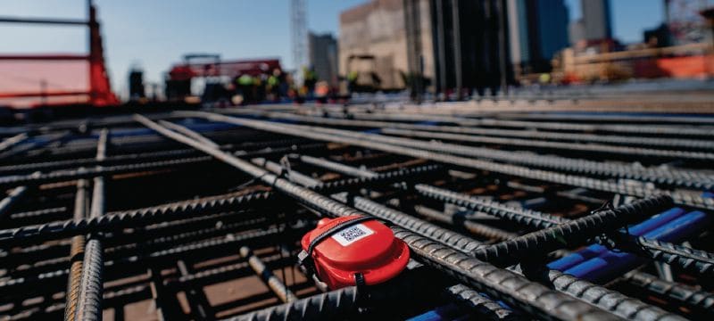 HCS T1 Concrete sensors (Bluetooth®) Concrete sensors for monitoring temperature and strength using Bluetooth® on-site data collection Applications 1