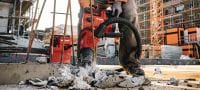 TE 60-22 cordless rotary hammer Powerful and cordless SDS Max (TE-Y) rotary hammer with high power-to-weight ratio for heavy-duty drilling and chiseling in concrete and masonry (Nuron battery) Applications 4