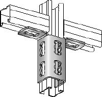 MQV-2D-R Channel connector Stainless steel (A4) channel connector for two-dimensional structures