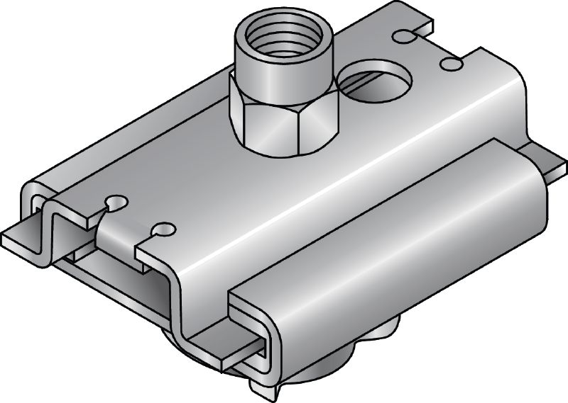 MSG-MQ 0,6 slide connector Galvanised slide connector for light-duty heating and refrigeration applications