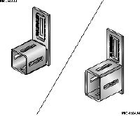 MIC-UH Connector Standard hot-dip galvanised (HDG) connector for fastening MI girders to one another