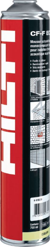 CF-F ECO filling foam Universal filling foam for air-sealing, filling and insulating gaps and cracks