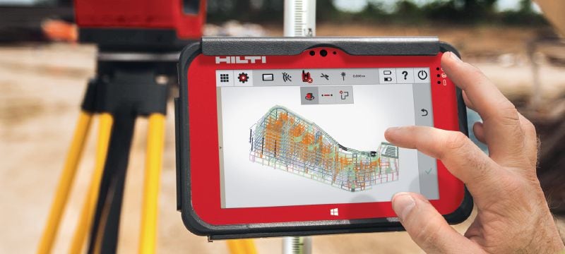 PLC 400 Layout tablet Rugged field tablet for layout applications Applications 1