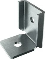 MT-C-LDP L1 OC angle connector Angle connector for assembling strut channels structure or channel with load distribution plate, for outdoor use with low pollution