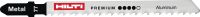 Jig saw blades for aluminum Jig saw blades for cutting aluminum and other non-ferrous metal