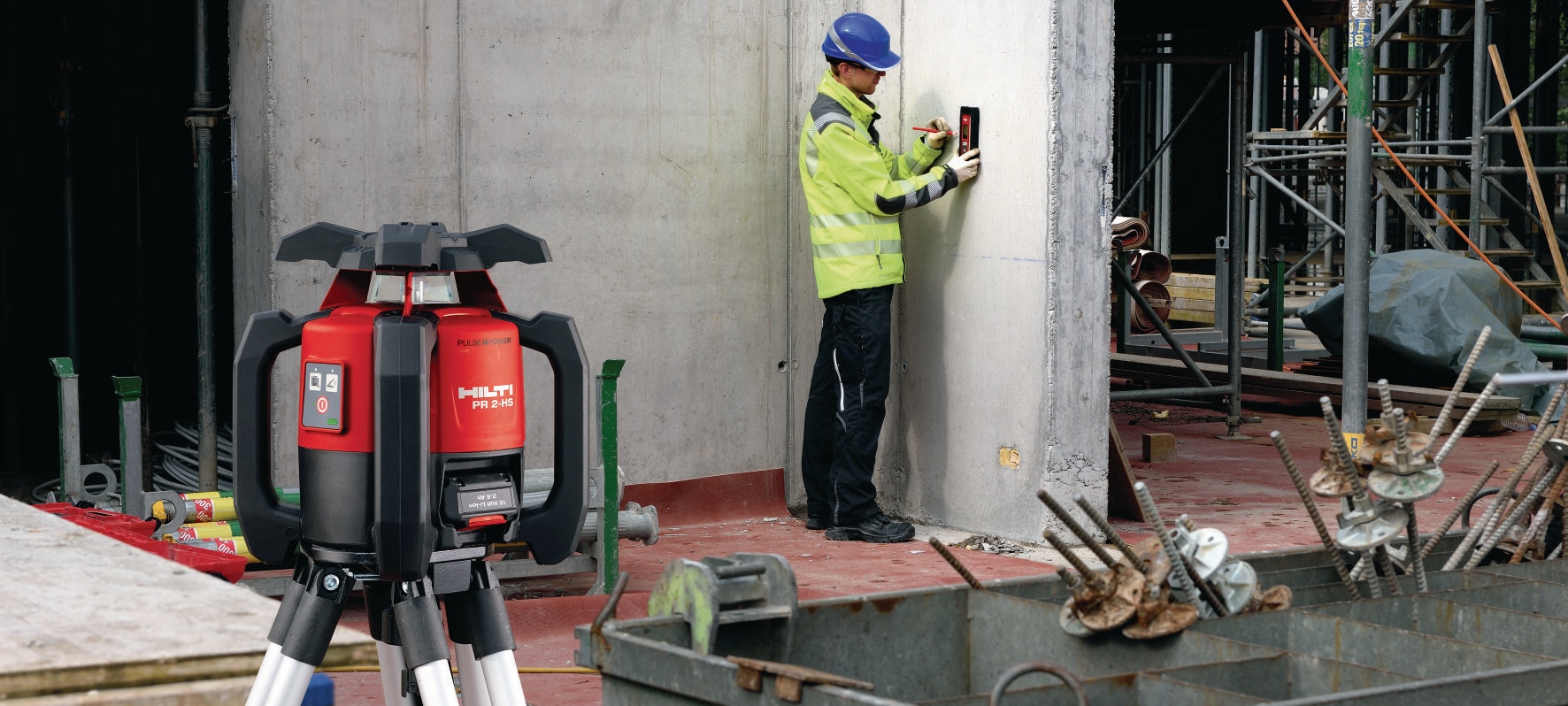 PR 2 HS A12 Outdoor rotating laser level Rotating Lasers Hilti