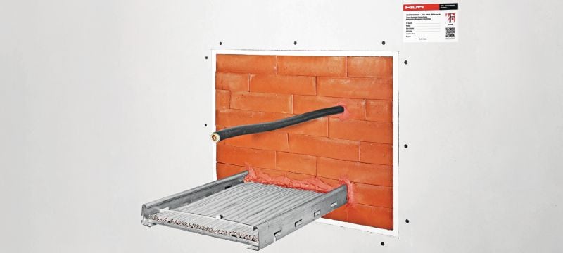 CFS-BL firestop block Preformed firestop blocks for sealing penetrations with cables Applications 1