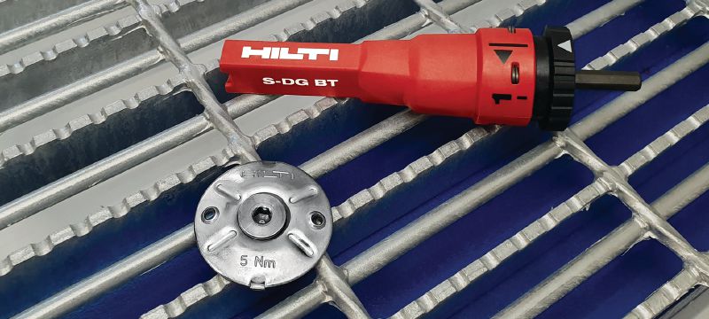 X FCM R NG Narrow grating fastener disc stainless steel