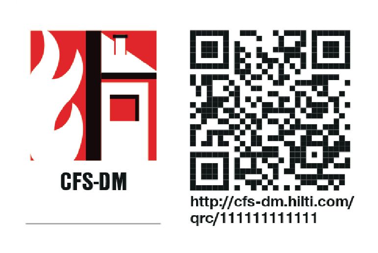 Identification sticker QR (2000) small 