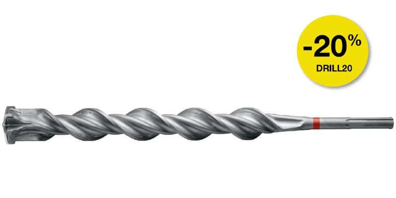 TE-YX (SDS Max) Metric hammer drill bit set Ultimate SDS Max (TE-Y) hammer drill bit for exceptional drilling performance in reinforced concrete