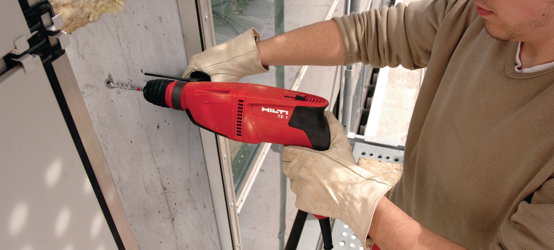 Hilti Te 1 TE1 Rotary Hammer Drill 250605 Tested Works Made in Liechtenstein for sale online 