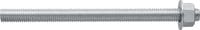 HIT-C 5.8 Anchor rod Economical anchor rod for injectable hybrid/epoxy anchors (5.8 carbon steel)