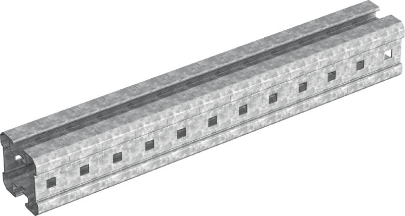 MIQ Box profile hot-dip galvanised (HDG) box profile for heavy-duty applications