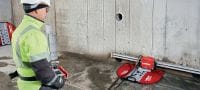 DST 10-CA wall saw Agile electric wall saw with cut Assist automation, wireless remote control and internal e-box for wet and dry wall cutting Applications 2