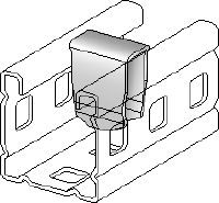 MC-PI OC-A Hot-dip galvanised (HDG) channel stiffening insert for use where threaded components/bolts are fitted through the sides of MC-3D installation channel outdoors