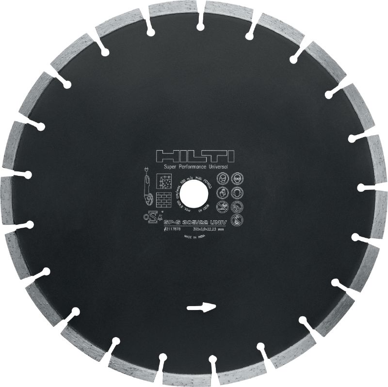 SP Universal diamond blade Premium diamond blade for cutting in multiple base materials