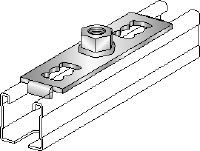 MQG-2 Galvanised base plate for connecting threaded components to MQ strut channels