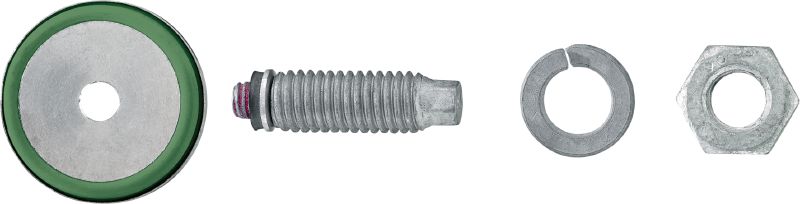 S-BT-EF HC Screw-in stud Threaded screw-in stud (carbon steel, metric thread) for electrical connections on steel in mildly corrosive environments, recommended maximal cross section of connected cable 120 mm²